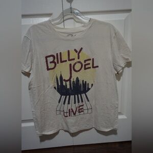 Billy Joel Graphic Tee - Cream